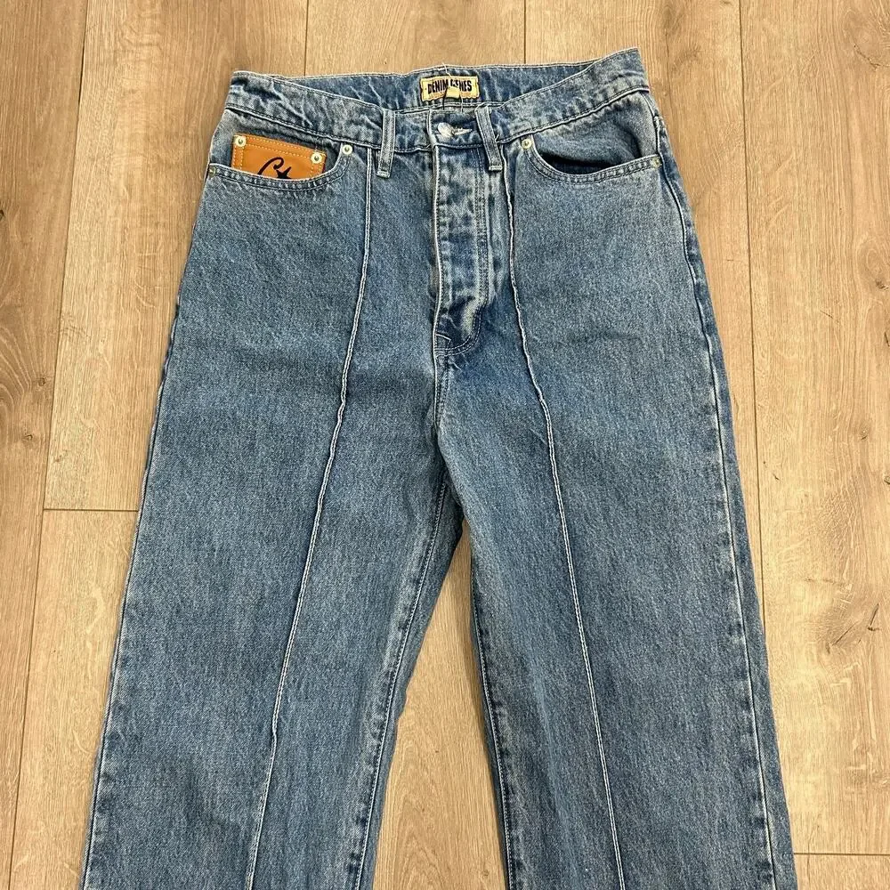 SS23 Corteiz C-Star Denim Jeans 'Blue' size Small S Streetwear 28x32 B30